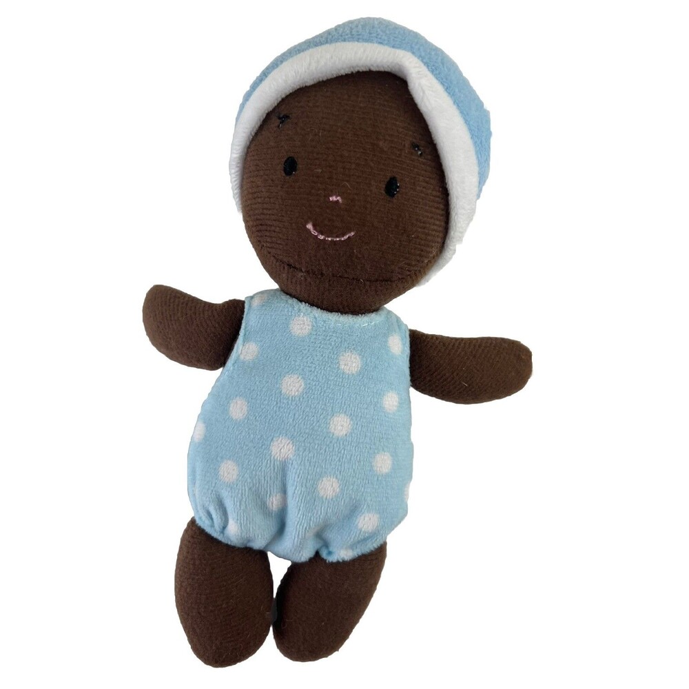 Stuffed Baby Doll Make Believe Diversity Buddies 7”  African American Baby Toy